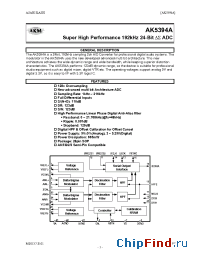 Datasheet AKD5394A manufacturer AKM