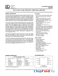 Datasheet ALD2702ADA manufacturer ALD