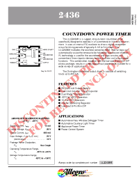 Datasheet 2436 manufacturer Allegro