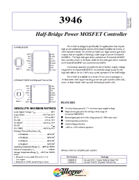 Datasheet 3946 manufacturer Allegro