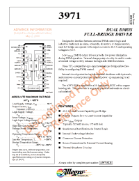 Datasheet A3971 manufacturer Allegro