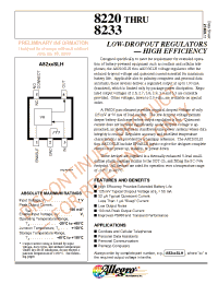 Datasheet A8227S-25 manufacturer Allegro