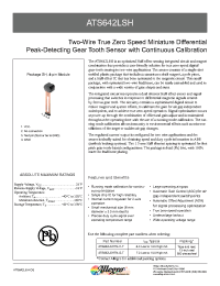 Datasheet ATS642LSHTN-I2-T производства Allegro