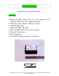 Datasheet SDA005-12 manufacturer Allegro