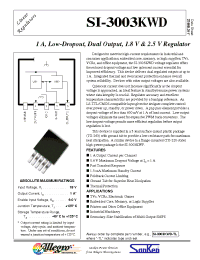 Datasheet SI-3003KWD-TL manufacturer Allegro