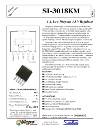 Datasheet SI-3018KM manufacturer Allegro