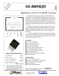 Datasheet SI-8050JD-TL manufacturer Allegro