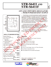 Datasheet STR-S6411F manufacturer Allegro