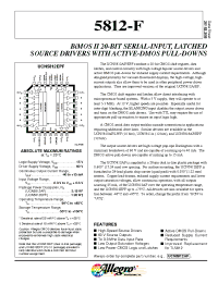 Datasheet UCN5812EPF производства Allegro