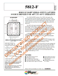 Datasheet UCQ5812EPF производства Allegro