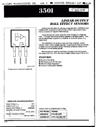 Datasheet UGN3501U производства Allegro