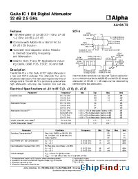 Datasheet AA104-73 manufacturer Alpha