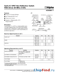 Datasheet AE002M6-77 manufacturer Alpha