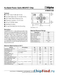 Datasheet AFM08P2-000 manufacturer Alpha