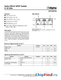 Datasheet AP218R2-00 manufacturer Alpha