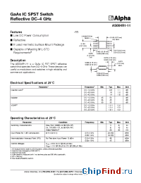 Datasheet AS004R1-11 manufacturer Alpha
