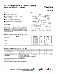 Datasheet AS148-24 manufacturer Alpha