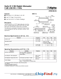Datasheet AT001D6-25 manufacturer Alpha