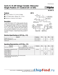 Datasheet AV109-73 manufacturer Alpha