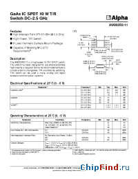 Datasheet AW002R2-11 manufacturer Alpha