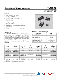 Datasheet SMV1233-073 manufacturer Alpha