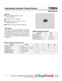 Datasheet SMV1263-079 manufacturer Alpha