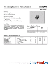 Datasheet SMV1265-011 manufacturer Alpha