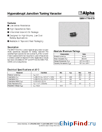 Datasheet SMV1770-079 manufacturer Alpha