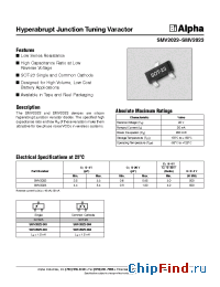 Datasheet SMV2022-004 manufacturer Alpha