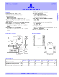 Datasheet AS29F040-120TC manufacturer Alliance