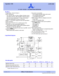 Datasheet AS29LV800T/B manufacturer Alliance