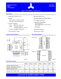 Datasheet AS7C256L-20PC manufacturer Alliance