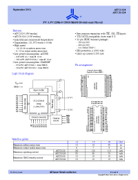 Datasheet AS7C31024LL manufacturer Alliance