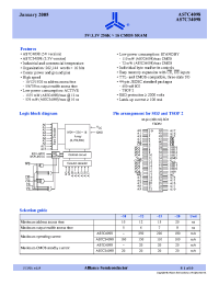 Datasheet AS7C34098-10JCN manufacturer Alliance