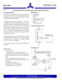 Datasheet ASM1233MS-5 manufacturer Alliance