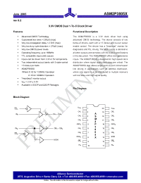 Datasheet ASM2I3805EG-20-DR manufacturer Alliance