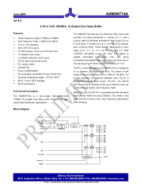 Datasheet ASM5I9774A-52-ER manufacturer Alliance