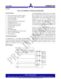 Datasheet ASM5I9775A manufacturer Alliance