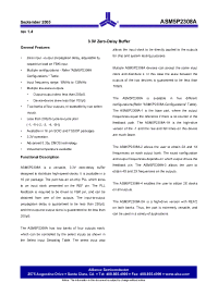 Datasheet ASM5P2308AG-1H-16-SR manufacturer Alliance