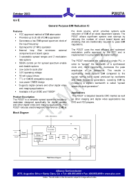 Datasheet P2027A manufacturer Alliance