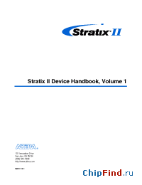 Datasheet EP2S130 производства Altera