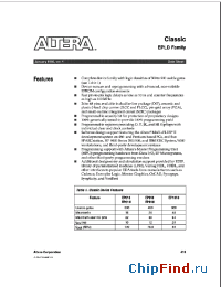 Datasheet EP910I manufacturer Altera