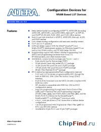 Datasheet EPC1064VLC20 manufacturer Altera