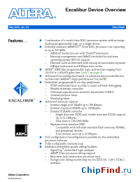 Datasheet EPXA1F672C1 manufacturer Altera