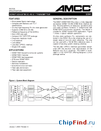 Datasheet S3040B manufacturer AMCC