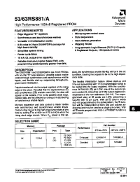 Datasheet 53RS881A manufacturer AMD