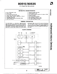 Datasheet 80535 manufacturer AMD