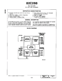 Datasheet 82C288-8 manufacturer AMD
