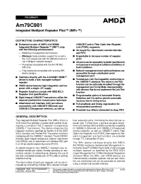Datasheet AAM79C981JC manufacturer AMD