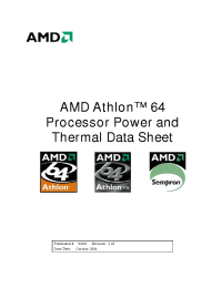 Datasheet ADA3200AEP5AP manufacturer AMD